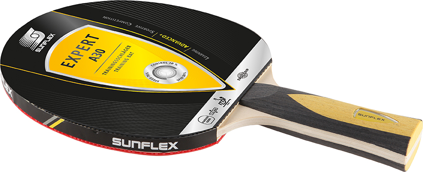 3x SX Tischtennishülle BälleTT Sunflex Tischtennisschläger Expert A30 
