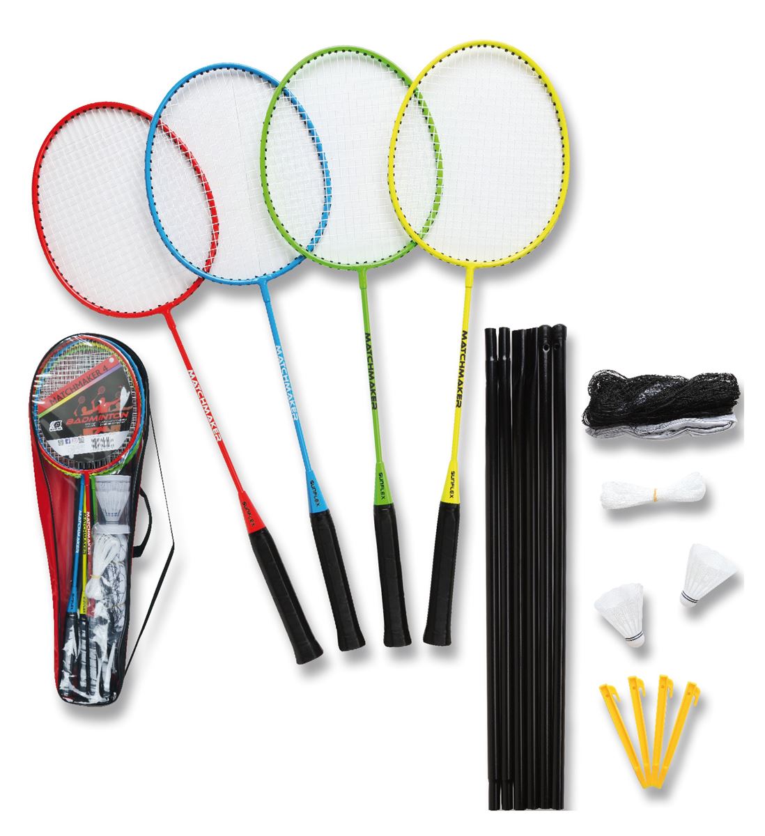 sunflex badminton set MATCHMAKER 4