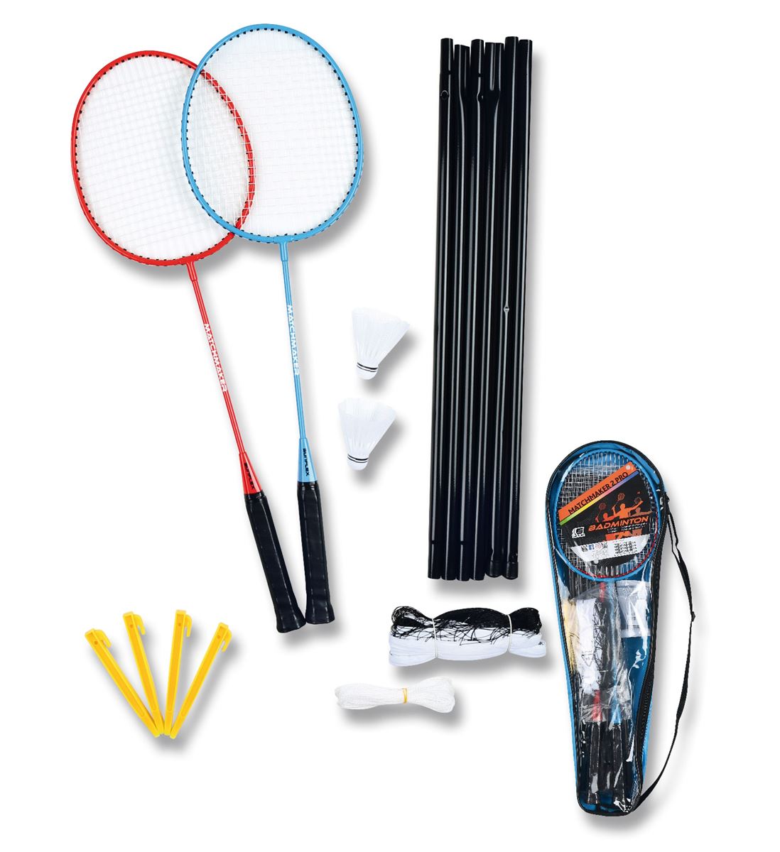 SET 2 RAQUETTES BADMINTON SUNFLEX KIDS