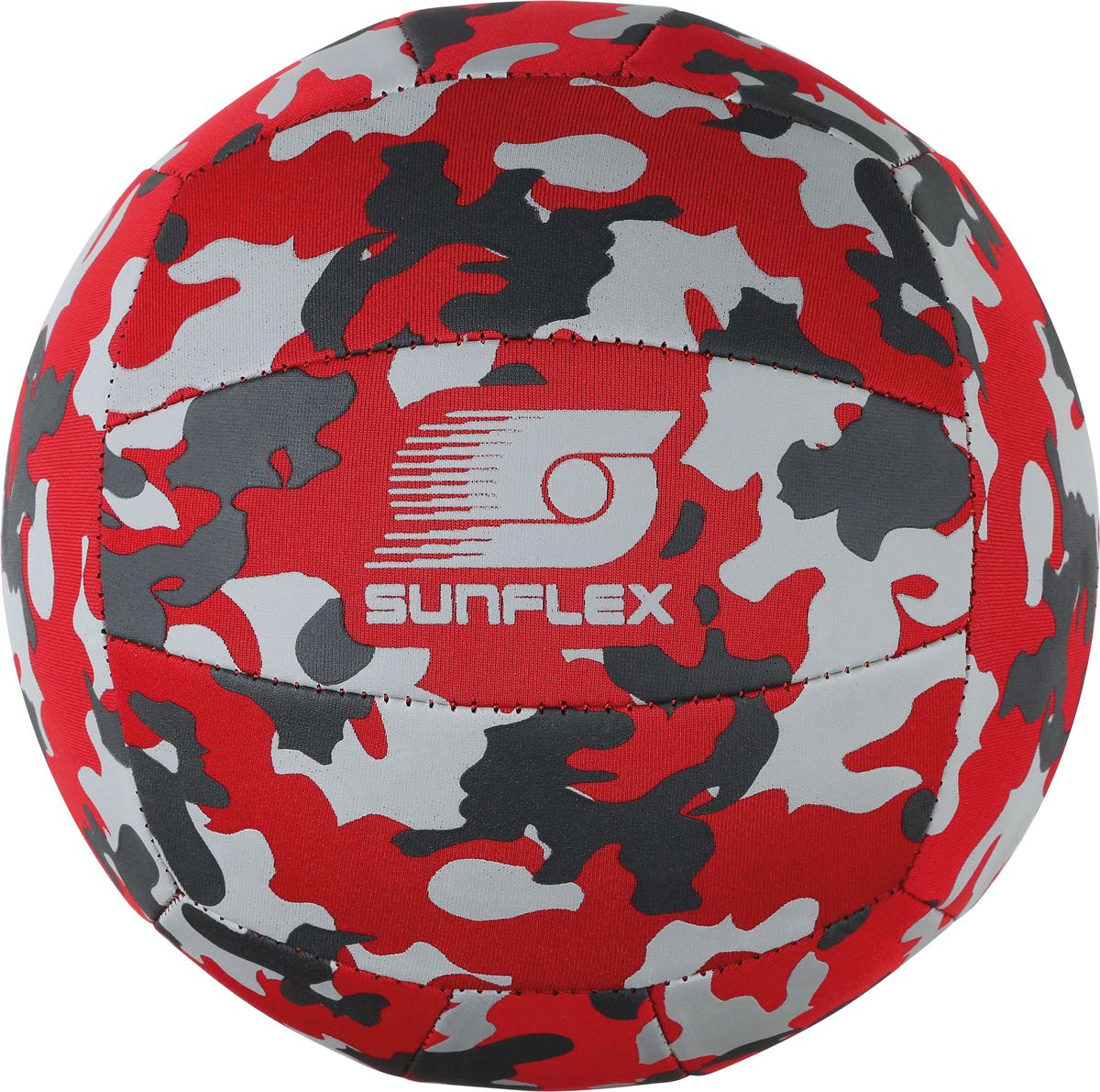 sunflex-beach-and-funball-size-5-camo-red